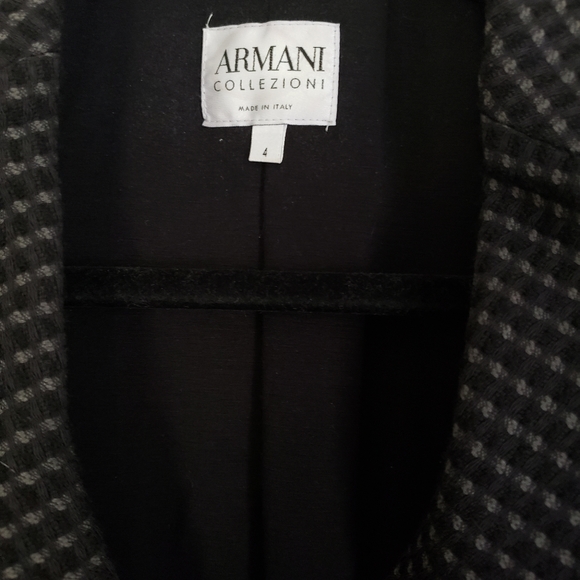 Armani Grey Stripe Blazer - Picture 5 of 9